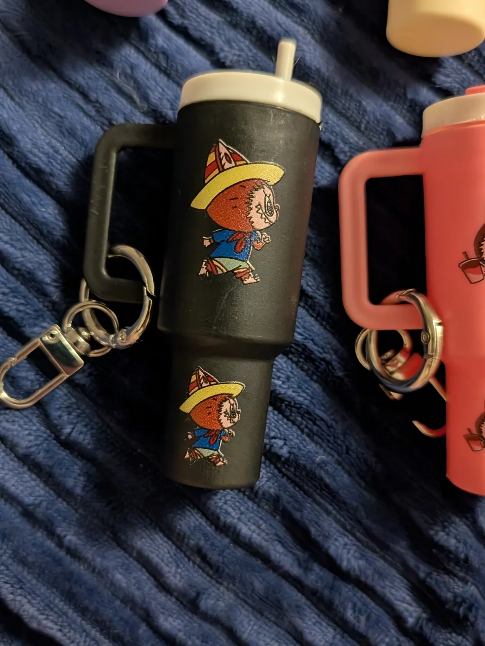 🦋 You Pick 1 Labubu Tumbler Keychain